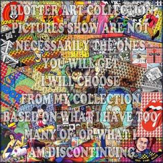 BLOTTER ART COLLECTION   40 blotters for cheapest price ever on  