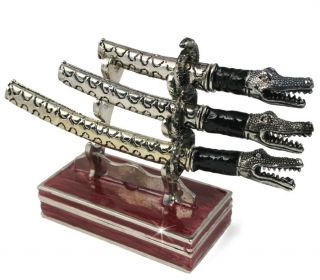Objet dArt Release #148 Bushido Samurai Sword Jeweled Trinket Box