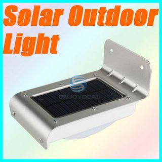   Solar Power Sound Sensor Detector Outdoor Light Home Waterproof Lamp