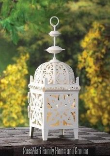   Style Lantern in Cream with Ornate Medallion Home & Wedding Decor