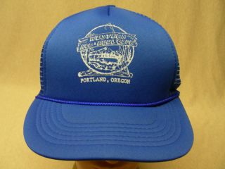 western rod reel club trucker style ball cap hat time