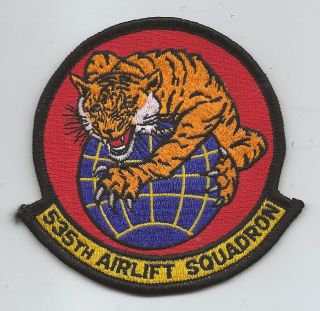 535th airlift squadron patch  7 99 buy