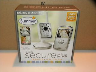 NEW Summer Slim&Secure Privacy Plus Handheld Color Video Baby Monitor 