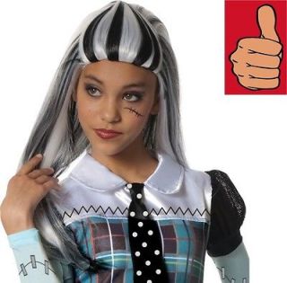 Monster High   Wig   Frankie Stein   Child   Costume Accessory   One 