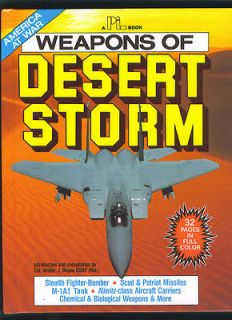 WEAPONS of DESERT STORM 1991 Photo Packed Book SCUD PATRIOT Missiles