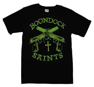 boondock saints guns and rosary cool movie t shirt tee