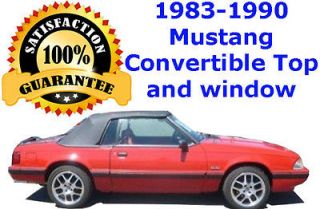 83 90 MUSTANG CONVERTIBLE TOP AND GLASS WINDOW  COLOR CHOICE
