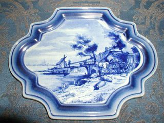 old dutch plaque delft boch from netherlands 