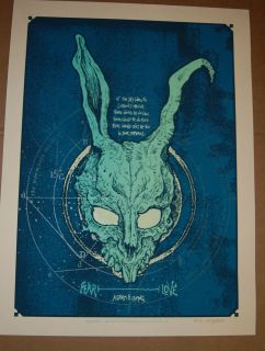 Angry Blue Donnie Darko Glow in the Dark Movie Poster Print A Storm is 