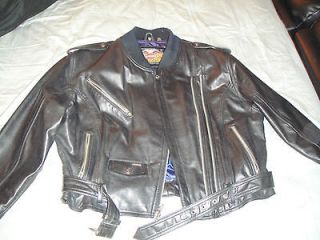 Ladies Women Genuine Leather Harley Davidson Jacket Coat XL VINTAGE 