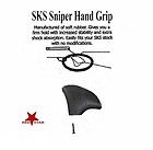   SOFT BLACK RUBBER SNIPER HAND GRIP PAD HandGrip fits Wood Stock *SALE