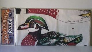 Toy Works sew it yourself fabric wood duck pillow soft sculpture doll 