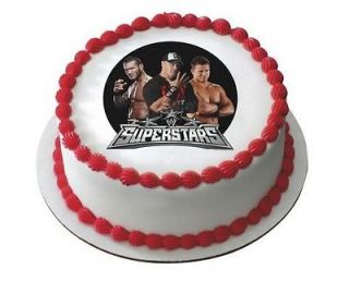 WWE Superstars Wresting ~ Edible Image Icing Cake, CupcakeTopper