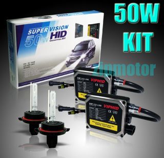 h3c 6000k hid conversion kit 50w light bulbs low beam