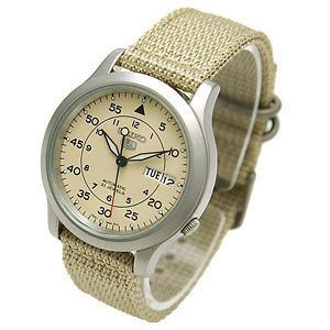 new seiko 5 seiko military nylon snk803k2 watch  77 23 or 