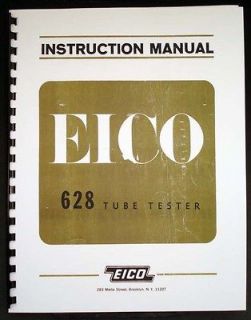 eico 628 emission tube tester manual  8