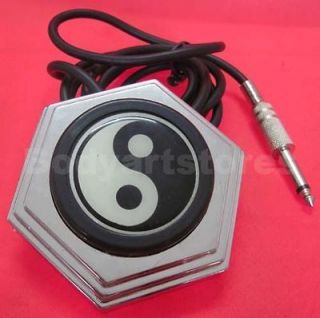 One Silvery White Yinyang Design Tattoo Foot Pedal Switch For Power 
