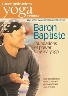 Yoga Journal Baron Baptiste Foundations of Power Vinyasa Yoga DVD 