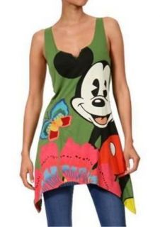 Desigual DISNEY YOLANDA REP Tunic T Shirt Knit Top Blouse Mickey Mouse 