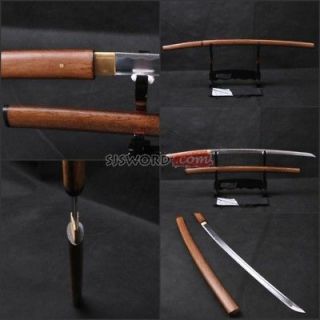 Best Gift Handforge Japanese katana sword Shirasaya Hualee wood Sharp 
