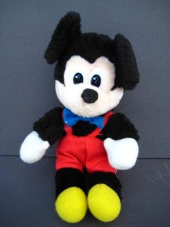 vintage mickey mouse doll disney plush stuffed animal time