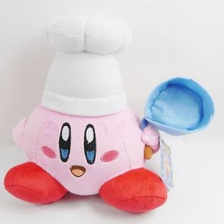 kirby jumbo cooks white cap 9 soft plush toy pink