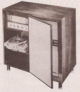 1958 ZENITH CONSOLE service manual photofact HF1290H SCHEMATIC RADIO