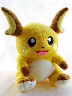 raichu pokemon plush 7 soft nintendo figure new time left