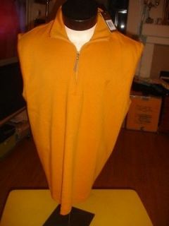 new ashworth golf mens pima cotton vest sz large