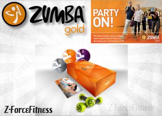 Official ZUMBA Fitness GOLD LIVE IT UP ~ 3 DVD SET ~ Brand New on 