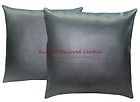 Leather Cushion Covers Faux / Imitative / Leather look ( Pack of 2 )