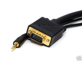 100 Foot VGA Computer Monitor Long Cable M M w Audio