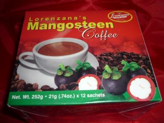 Lorenzanas Mangosteen Coffee 8 in 1 12 x 21g Sachets per Box $0 US 