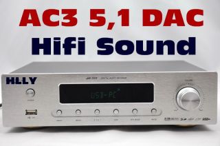 HLLY High End DTS Ac3 5 1 Digit Audio Decoder DAC