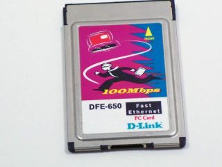 Link PCMCIA Network DFE 650 10 100 Fast Ethernet Card