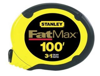 Stanley 34 130 100 Foot FatMax Long Tape Rule New Fast Shipping Shippi 