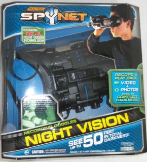   SPYNET Night Vision Recording Goggles 128 MB Memory and 1 GB USB Card