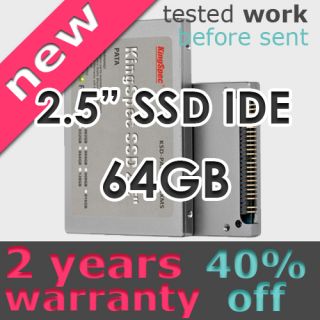 KingSpec 2 5 IDE PATA SSD MLC Hard Drive 44pin 64GB New