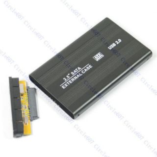 Black USB 2 0 Case Enclosure 2 5 Laptop SATA Hard Drive