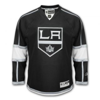 2011 12 Los Angeles Kings Home Black Jersey NHL Hockey Reebok Adult 