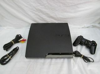 320 GB Sony PlayStation 3 Slim Charcoal Black MINT COMPLETE Extras