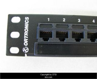 Ortronics or SP5EU24 Cat5e 24 Port Patch Panel STSI