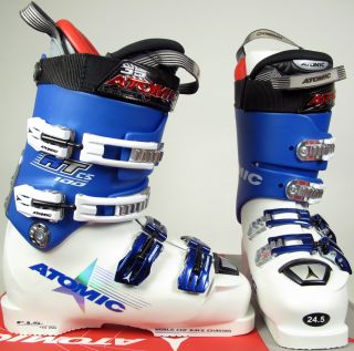 2007 atomic rt cs 100 white blue ski boots 24 5 upc 817503200109 the 