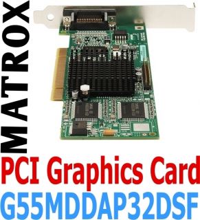 Matrox Millenium G550 32MB Dual Head PCI Graphics Card G55MDDAP32DSF 