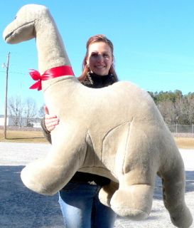    Dinosaur Giant Stuffed Brontosaurus is 4 Feet Long and 3 Feet Tall