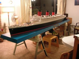 Queen Mary   12 ft long Museum Quality Model   One of a Kind