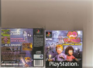 40 Winks Conquer Your Dreams PlayStation 1 PS1 PS 2