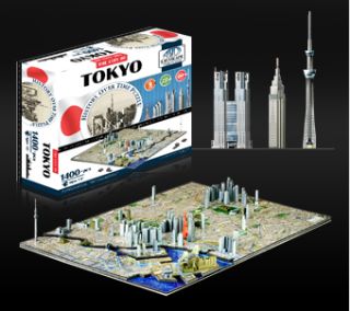 4D Cityscape Time Puzzle Tokyo Skyline 1400pcs 40034