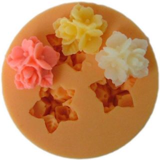 3D Rose Flower Fondant Cake Cookie Chocolate Mold Cutter Modelling 