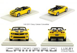 43 2011 Camaro SS Convertible Rally Yellow by Luxury Collectibles 